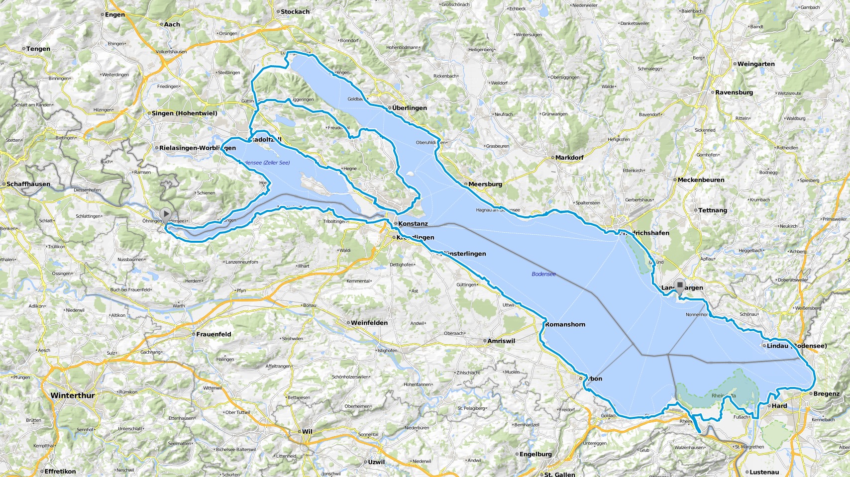 bodensee-radweg-route | Bodensee-Radweg