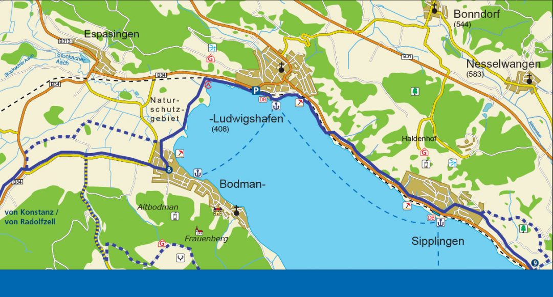 Etappe 1: Konstanz - Überlingen | Bodensee-Radweg.de