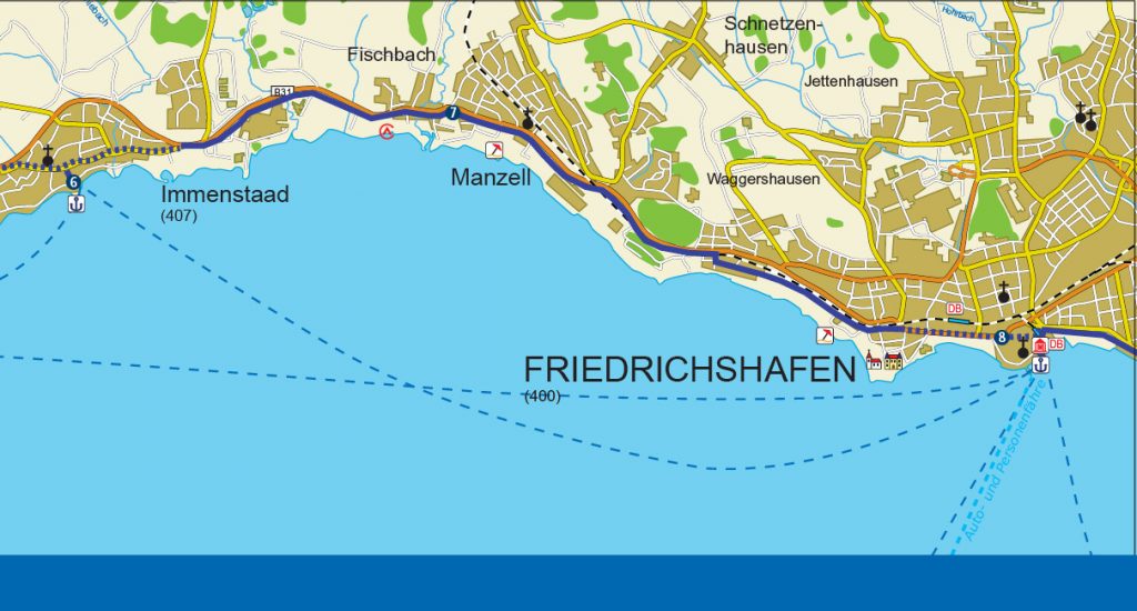 Karte Von Etappe 2 Bodensee Radweg De